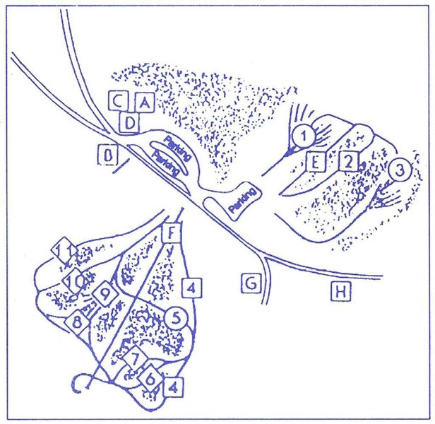 Magic Mountain Ski Area Mapa zjazdoviek