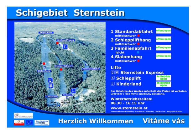 Sternstein Lifte Mappa piste