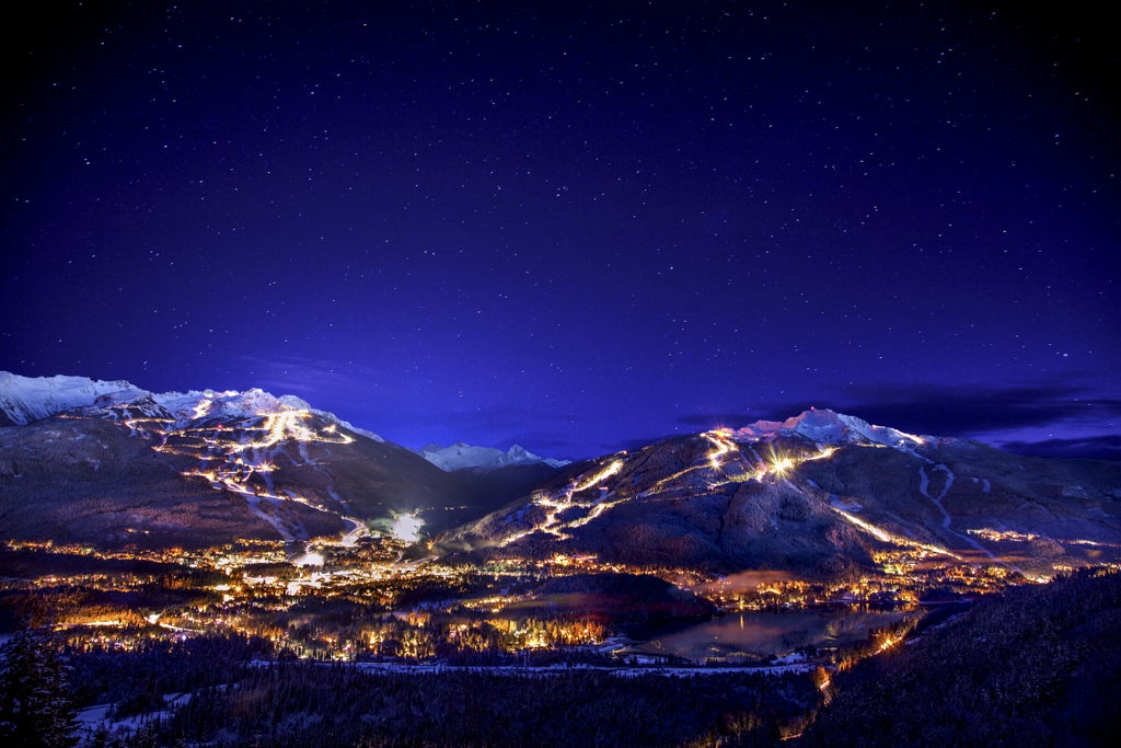 Whistler Blackcomb_Night Lights_(c): Whistler Blackcomb