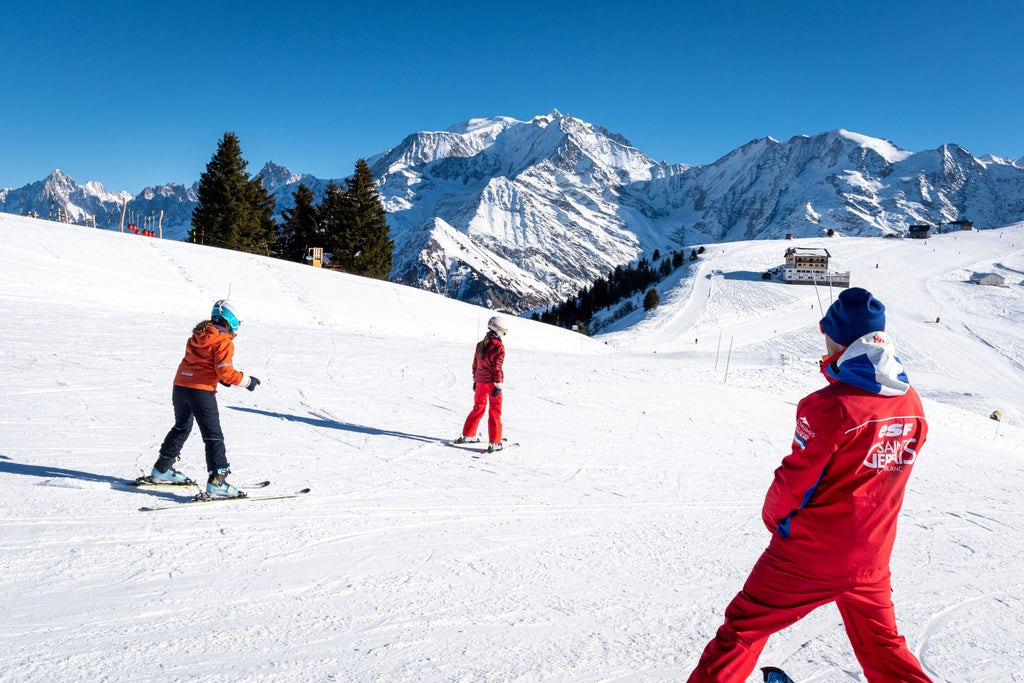 Saint Gervais_ESF Ski Lesson with Kids_(c): Guillaume Borga