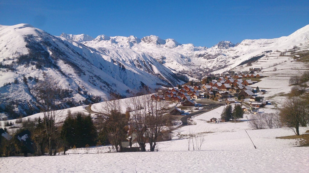 Panaramo enneigé sur St Sorlin d'Arves