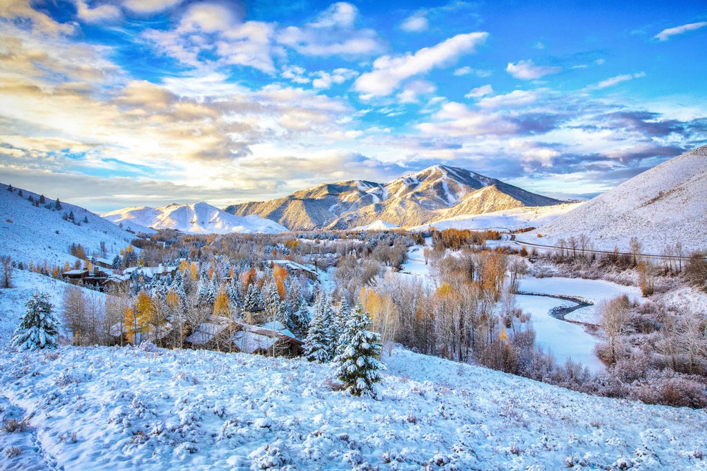 Sun Valley_Sunrise_Bald Mountain_(c): Sun Valley Resort
