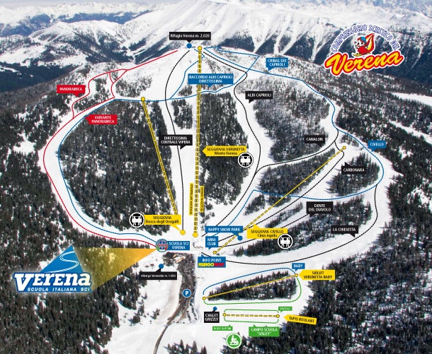 Asiago Mappa piste