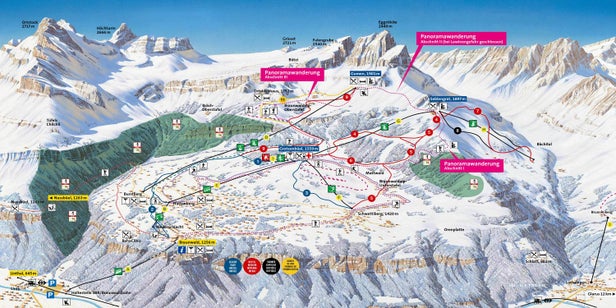 Pistenplan Braunwald