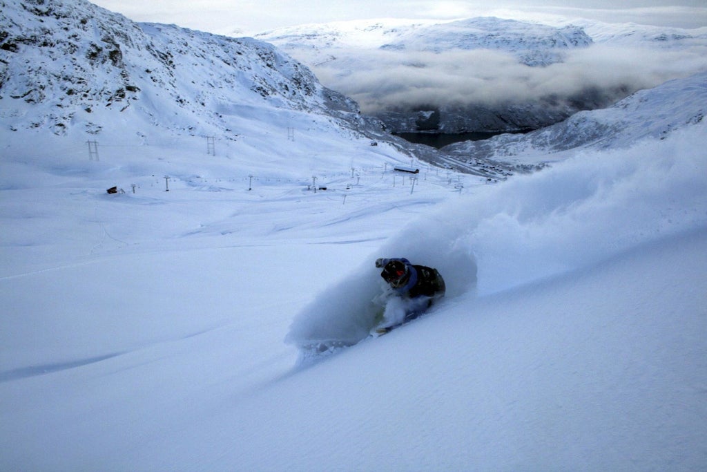 Plenty of off-piste powder in Roldal, Norway