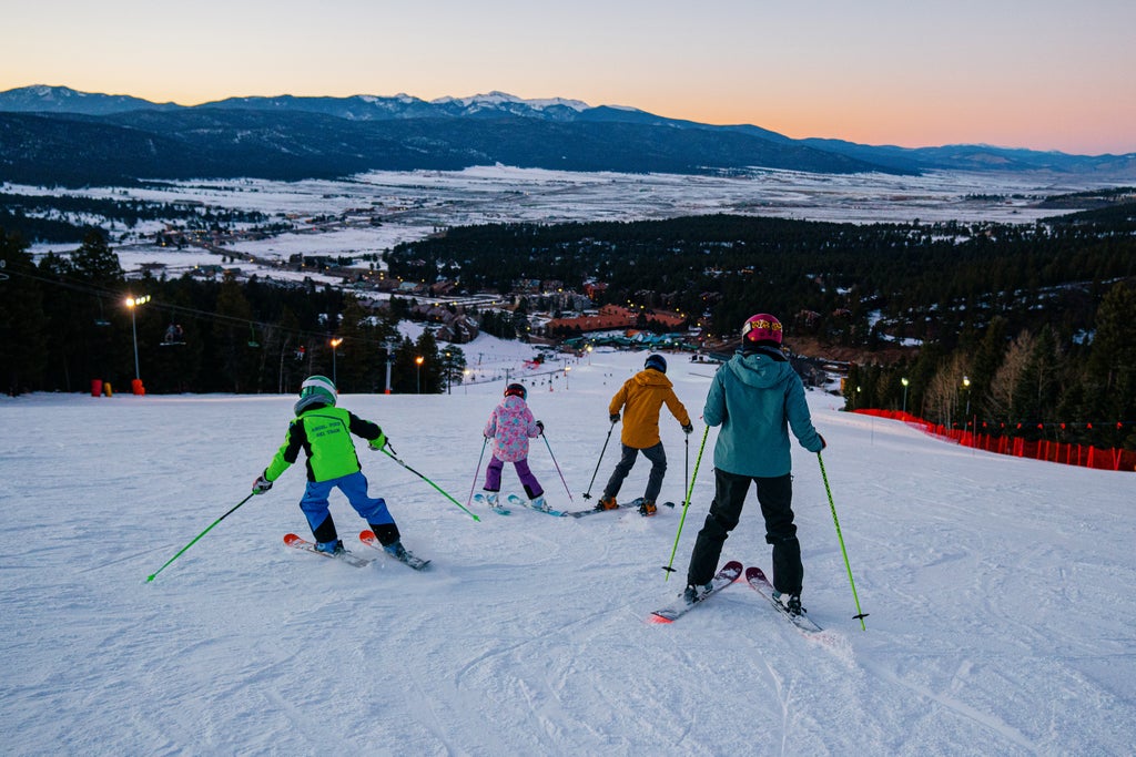Angel Fire Resort_Hall Family_Night Skiing_View_(c): Angel Fire Resort