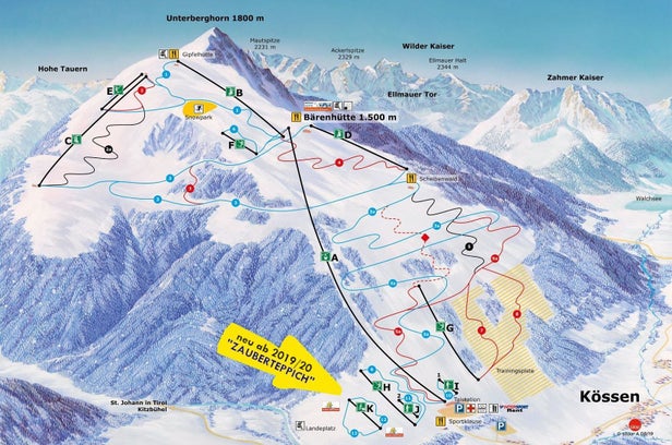 Plan des pistes - Hochkössen