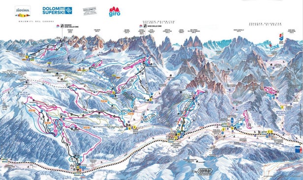 Padola Val Comelico Mappa piste