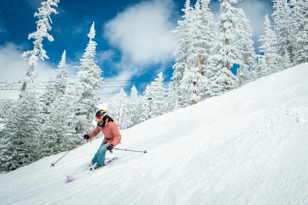 Skier at Snowbowl - Arizona Snowbowl