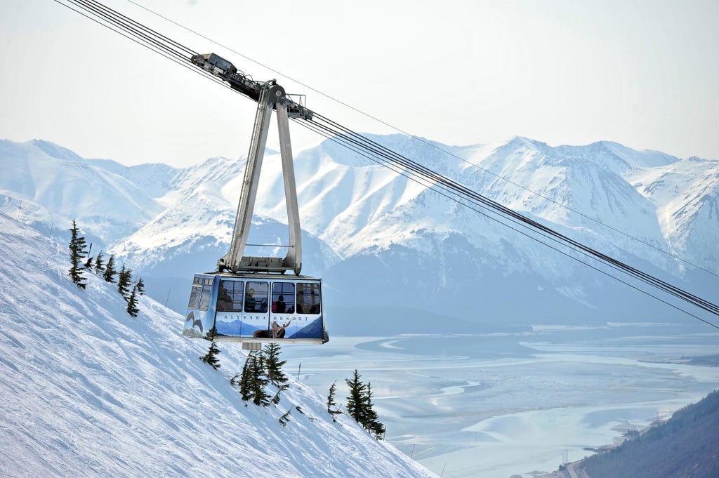 Alyeska Aerial Tram Winter