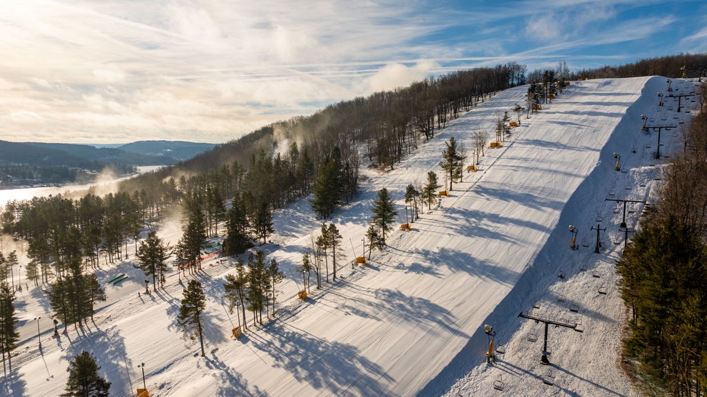 Wisp_Groomed Slope_Aerial_(c): Wisp Resort