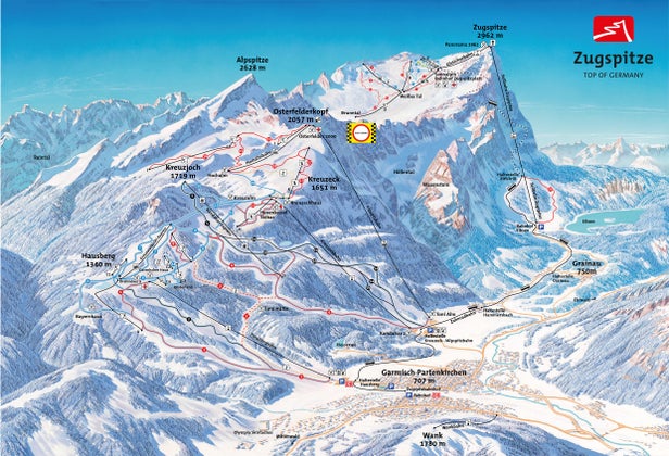 Garmisch Classic - Garmisch-Partenkirchen Piste Map