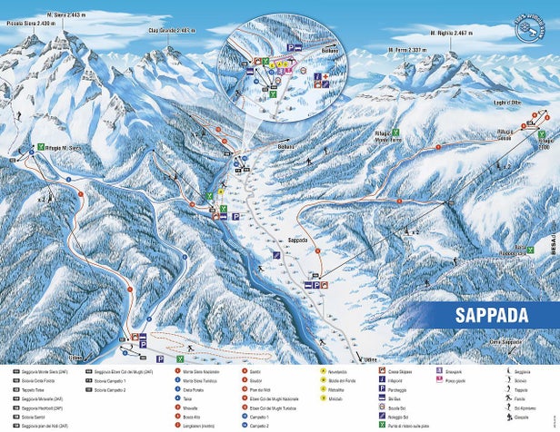 Sappada Piste Map