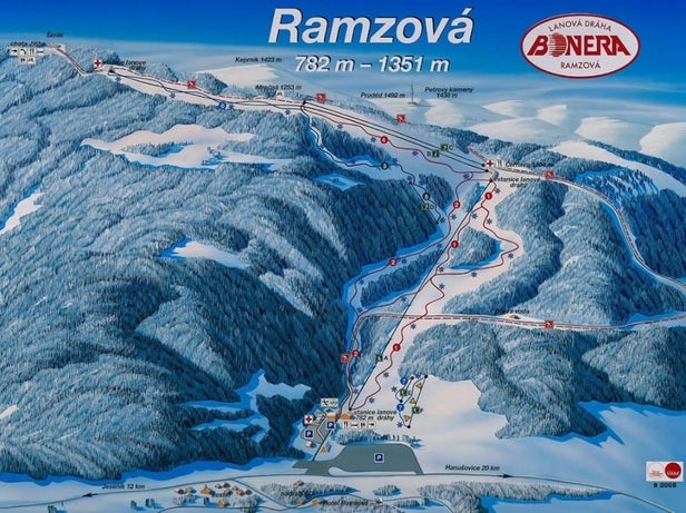 Ramzová Mapa sjezdovek