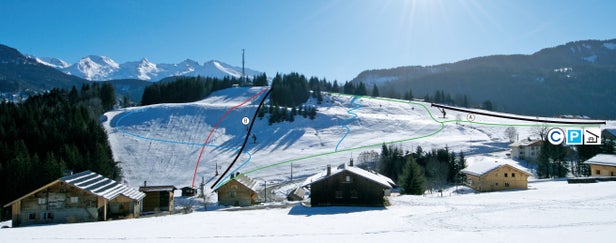 Plan des pistes - Saint Jean de Sixt