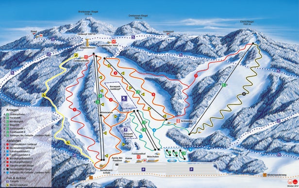 Breitenau Geißkopf Mapa zjazdoviek