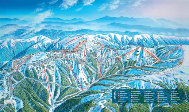 Plan des pistes - Mt. Hotham