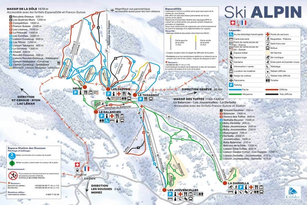 Pistenplan St Cergue