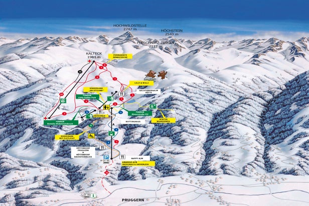 Pistenplan Galsterbergalm