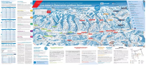 Pistenplan Radstadt - Altenmarkt