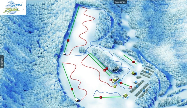 Pistenplan Snow World Züschen