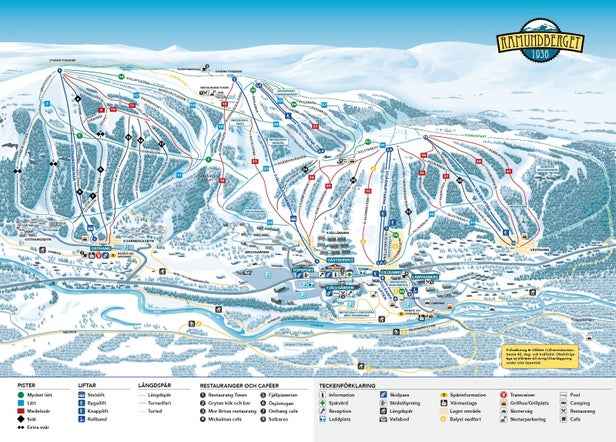 Pistenplan Ramundberget