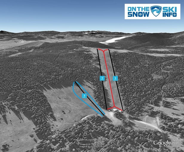 Ski Grúniky - Sihelné Mappa piste