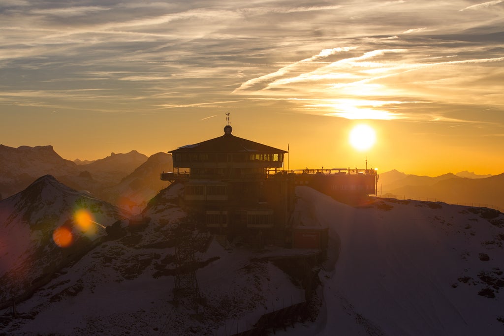 Sonnenuntergang vom Schilthorn-1