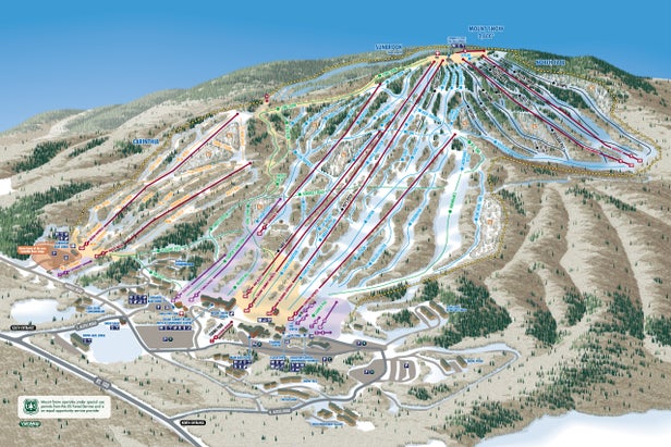 Pistenplan Mount Snow