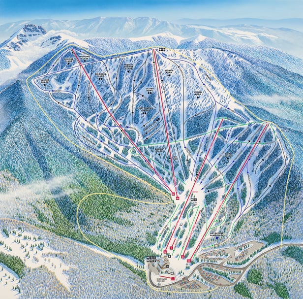 Ski Santa Fe Mapa sjezdovek