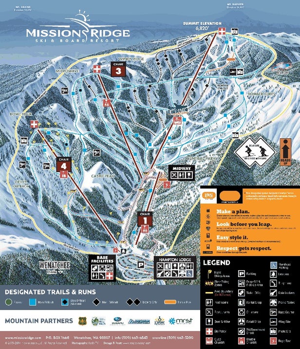 Mission Ridge Trail Map