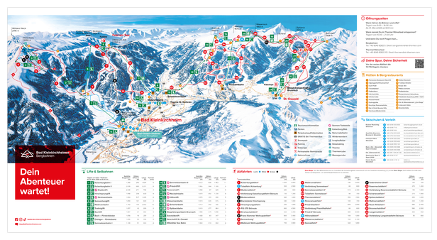 Bad Kleinkirchheim – mapa tras narciarskich