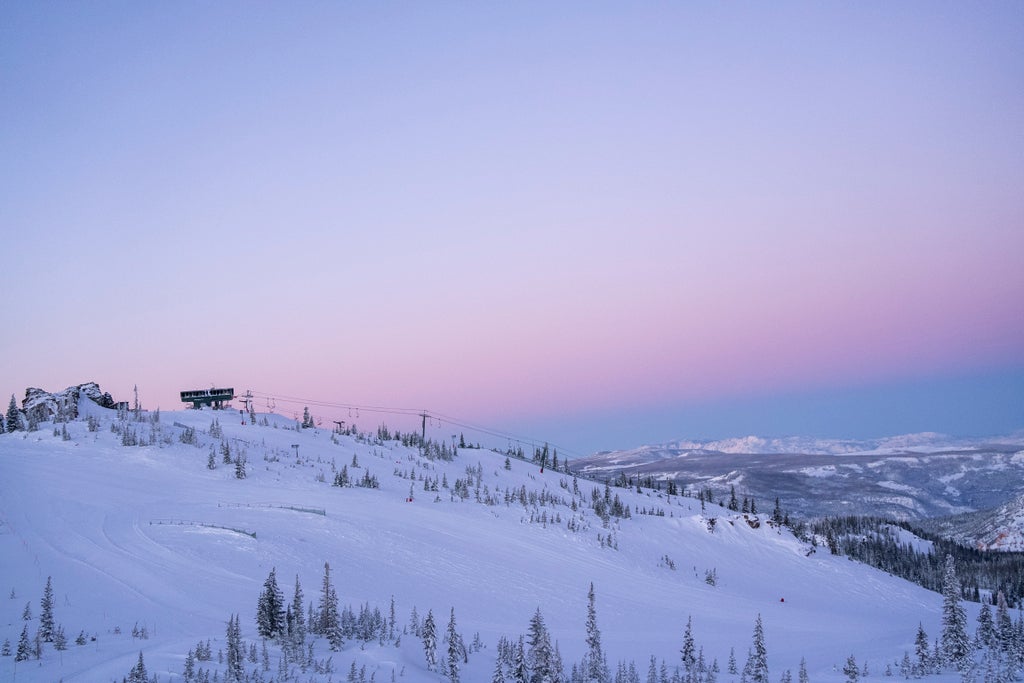 Sunrise Roulette Chair ©Jessee Lynch - Courtesy of Brian Head Resort