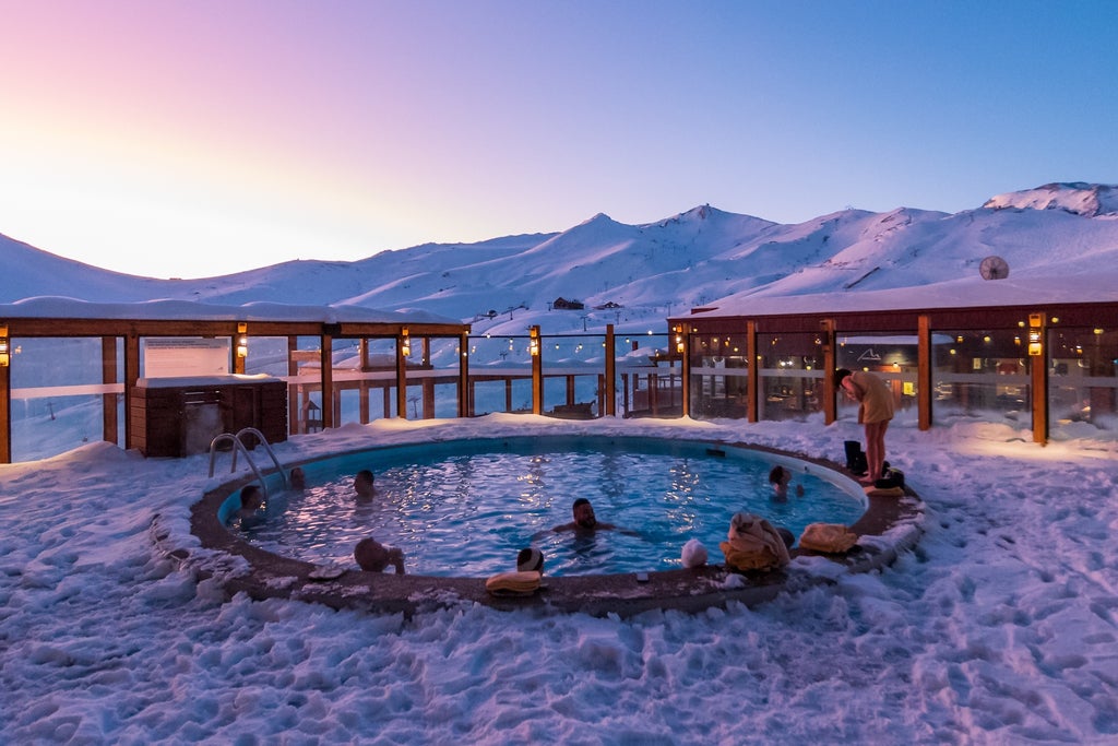 Valle Nevado Sunset Pool Session