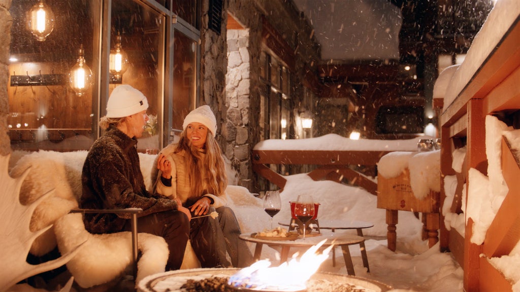 Big White_Nightcap by the fire_(c): Big White Ski Resort