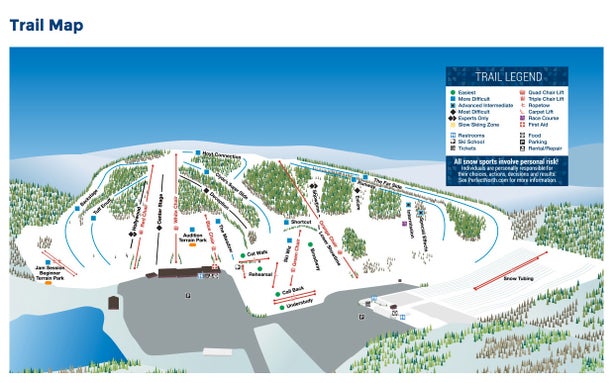 Pistenplan Perfect North Slopes