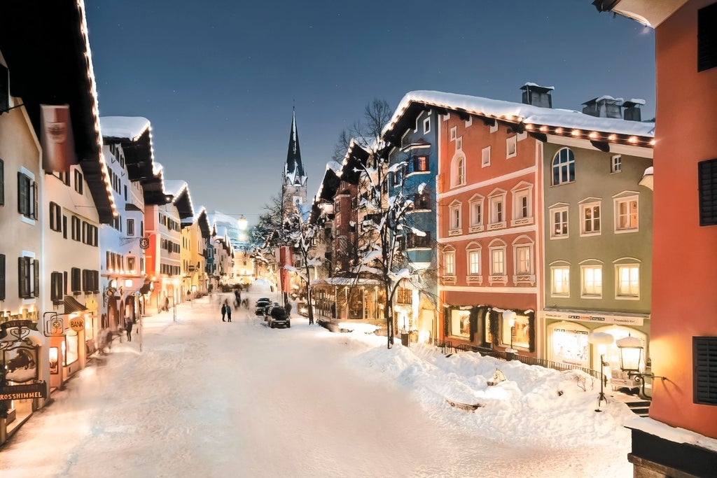 Kitzbühel_Winter Street Night Scene_(c): Kitzbuehel Tourismus