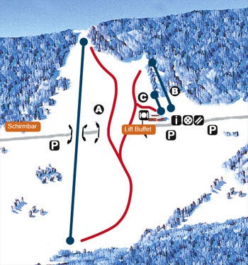 Wenigzell Mappa piste