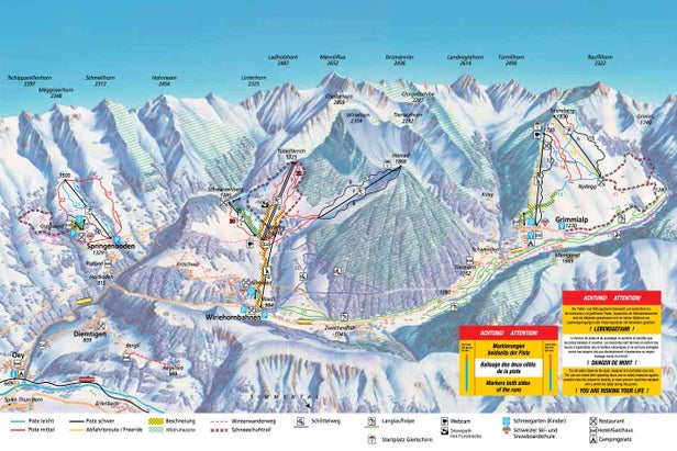 Pistenplan Diemtigtal - Wiriehorn