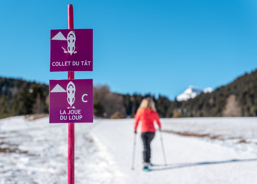 Superdévoluy / La Joue du Loup_Snowshoeing Trail Signs_(c): Itinera Magica