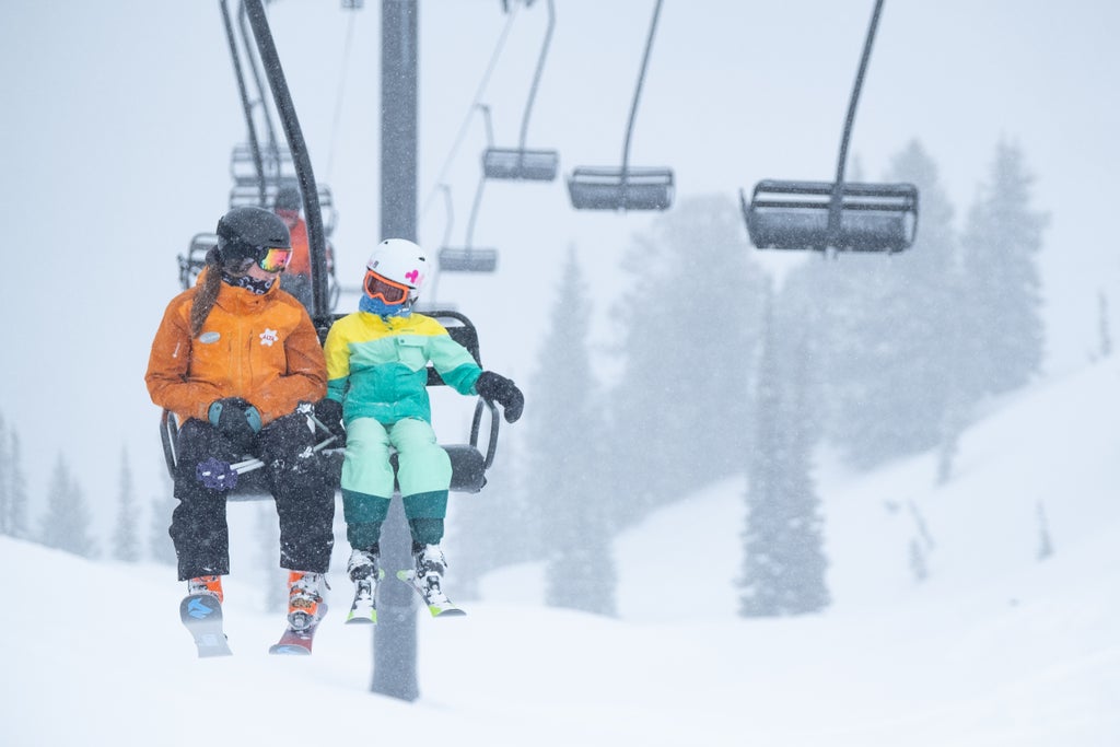 Alta Ski Area_Snowfall_Chairlift Ride_(c): Alta Ski Area