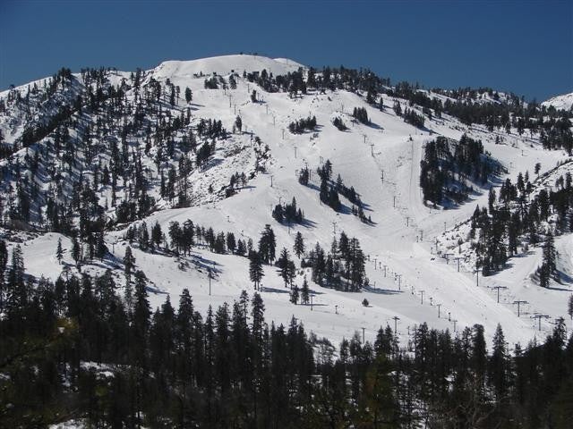 A scenic view of Snow Valley, California