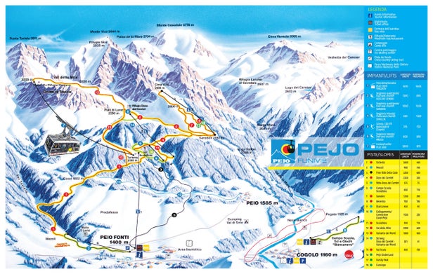 Pejo Piste Map