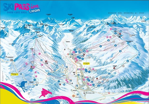 Pistenplan Livigno