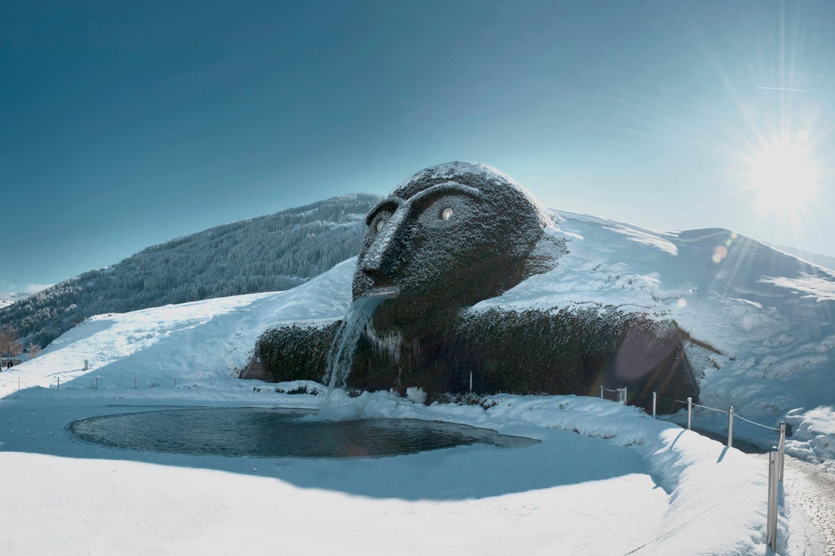 Snow-covered Crystal Worlds near Innsbruck, Austria