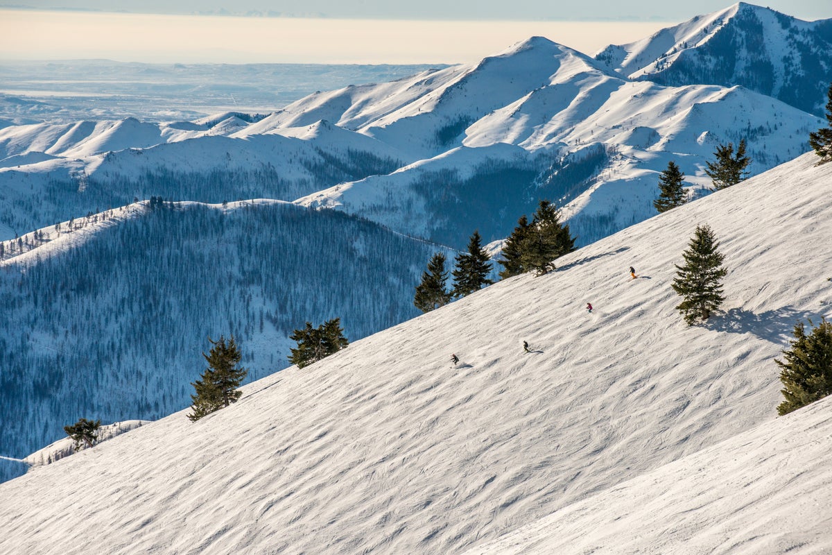 Big bowl at Sun Valley Idaho.