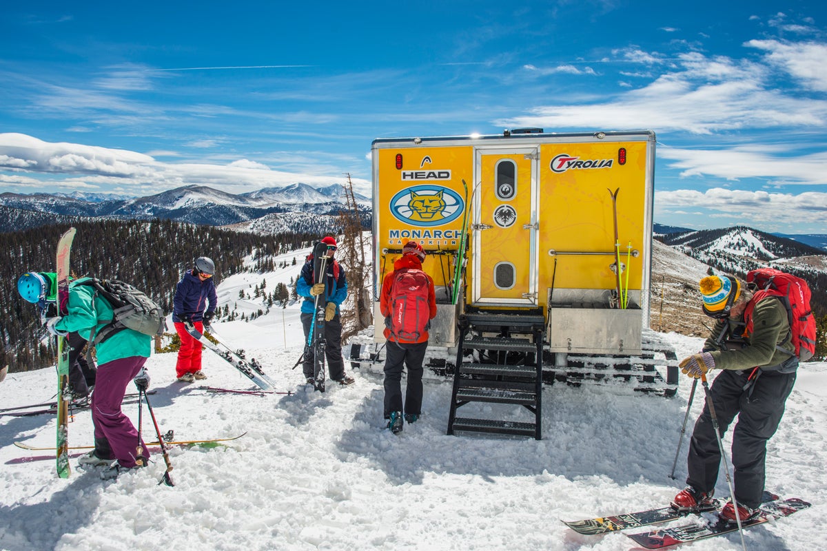 Monarch Mountain, cat skiing.
