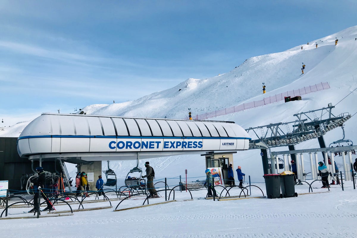 Coronet Express lift at Cadrona Resort in New Zealand