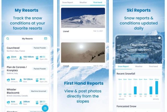 OnTheSnow ski app