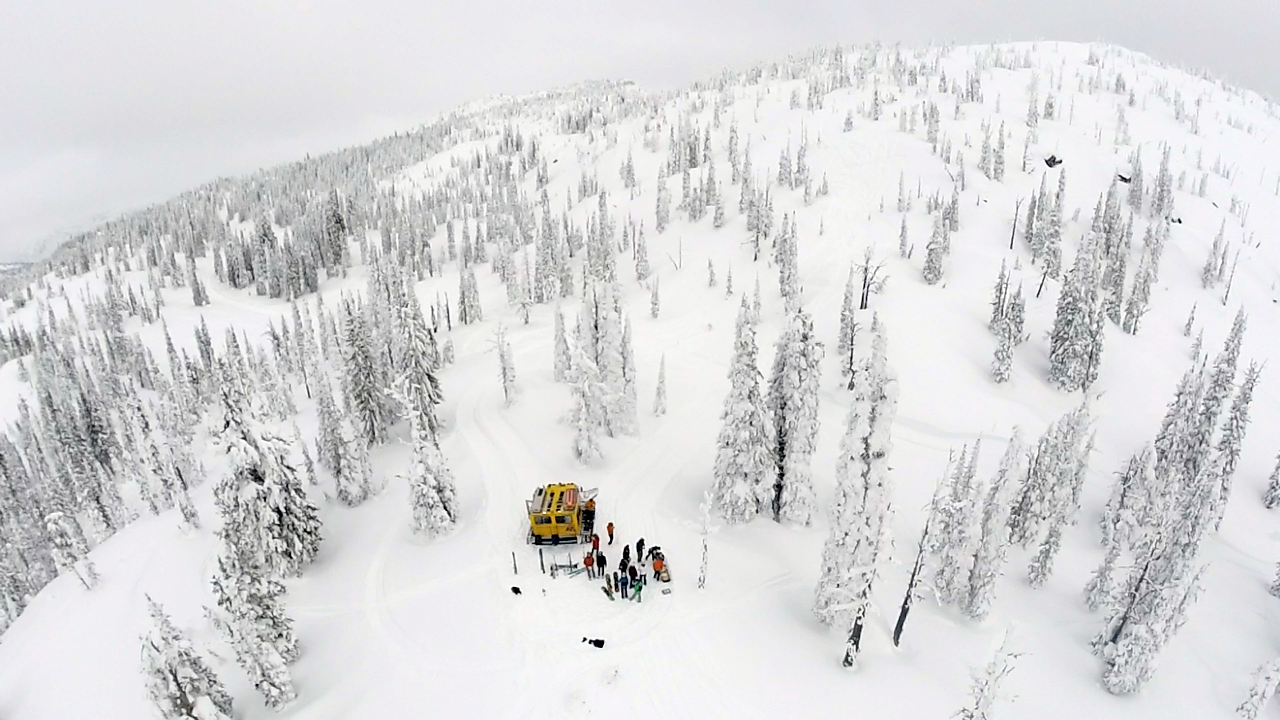 Brundage Resort, ID, cat skiing.